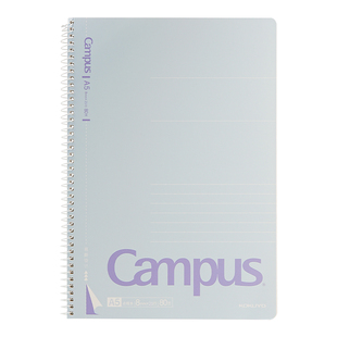 日本kokuyo国誉笔记本Campus清新简约线圈本B5无线胶装记事本学生用横线作业本高颜值日记本A5易撕点线螺旋本