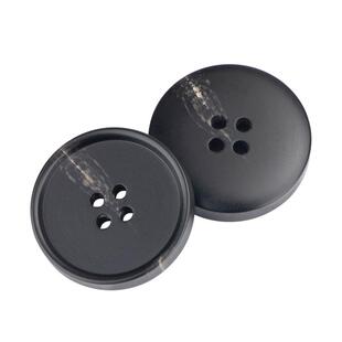 新款纽扣扣子高档哑光圆形西服毛衣外套男女风衣黑色树脂百搭纽扣