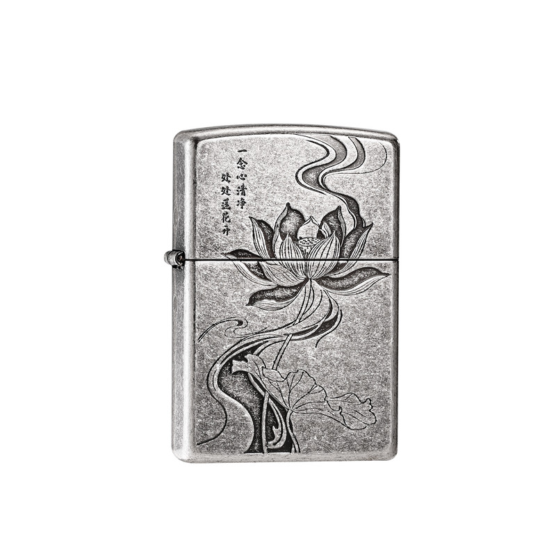 ZIPPO打火机净心莲韵礼物送男友