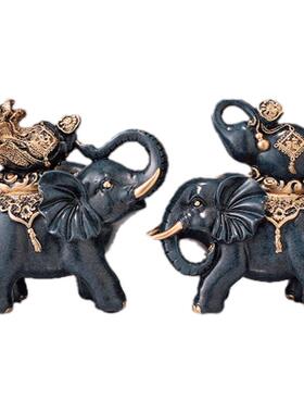 大象装饰品客厅酒柜玄关礼物