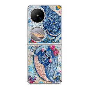 谭松韵同款适用华为折叠屏pocket2手机壳小米mix/p50/s三星zflip6新款nova保护套5小羊皮4oppovivox荣耀magic