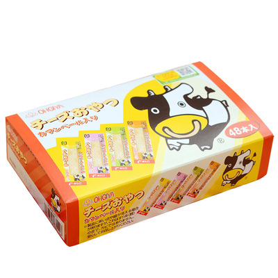 日本本土进口鳕鱼奶士条盒装