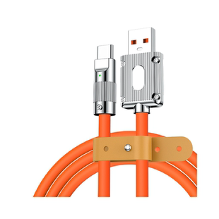 【民外】超级快充数据线typec适用华为小米苹果15pro荣耀手机6A双头66w充电线加粗锌合金tpyec安卓100W闪充5a