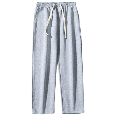 日系风男士宽松直筒休闲运动卫裤