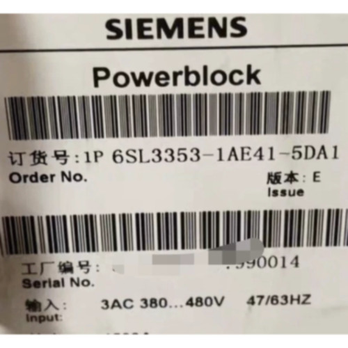 议价6SL3353-1AE41-5DA1西门子原装变频器6SL3353-1AE41-5DA1