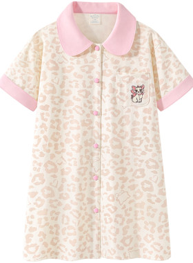 睡衣女款夏季凉感纯棉短袖家居服
