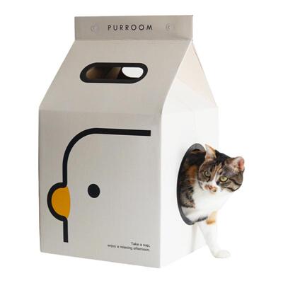 猫咪玩具purroom盒子抓板
