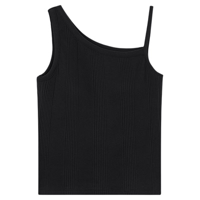 MOUSSY2025早秋新品纯色经典简约时尚吊带背心女028IAA80-1010