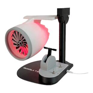 nikolatoy风扇涡扇发动机造型个性创意可加湿喷雾带灯光科技感