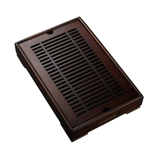 锦格竹茶盘储水式干泡茶台竹制茶托盘家用简约小型茶台茶具茶海