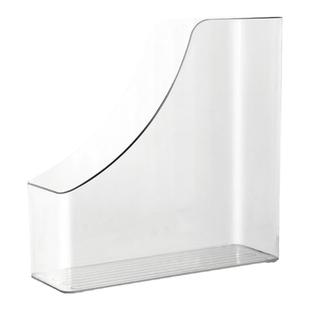 透明桌面书立架书桌亚克力文件收纳盒书架办公学生书本整理置物架