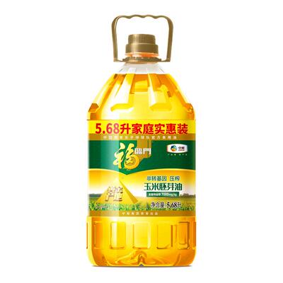 福临门黄金产地玉米胚芽油5.68L