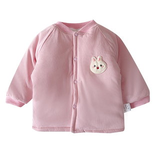 婴儿棉服冬季外套秋冬衣服加厚保暖女男宝宝夹棉上衣外出棉袄冬装