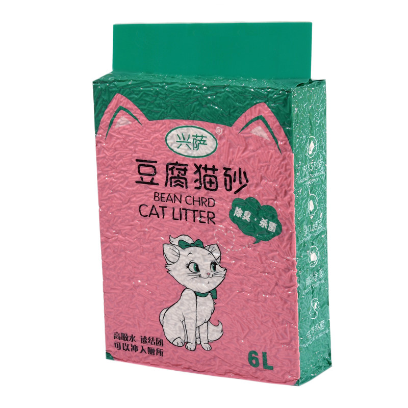 兴萨豆腐猫砂除臭味6l2mm真空装