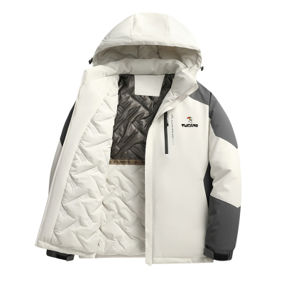 啄木鸟冲锋棉服外套男连帽夹克