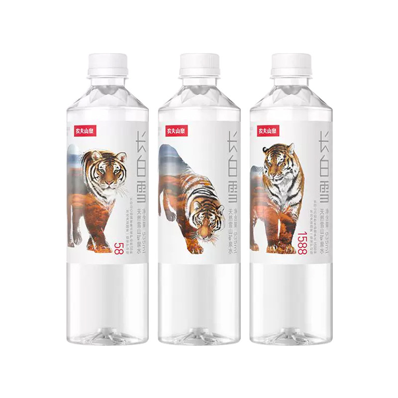 农夫山泉长白雪535ml*24饮用天然矿泉水/饮用