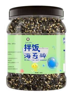 喵小柚3桶装海苔碎全家福添加dha
