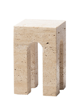 黄洞石装饰法式玄关几何摆件