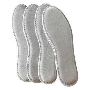 雪绒棉鞋垫男款冬季保暖加绒加厚羊毛防寒吸汗防臭久站不累踩屎感