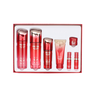 珀莱雅赋能鲜颜套盒大红瓶保湿抗皱细滑补水滋润洁面水精华乳正品