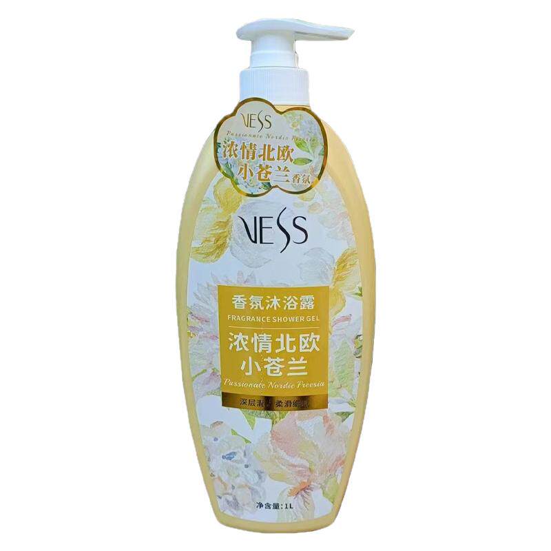 VESS/薇依诗香水沐浴露1000ml补水滋润紫罗兰玫瑰兰花雏菊