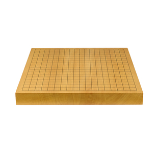 中式6cm大号新榧独木整木拼接围棋盘围棋桌3cm日式13线折叠象棋盘