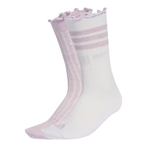【自营】adidas阿迪达斯女子GLOW SOCK 2PP休闲袜子KC9606