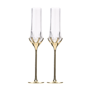 MU16爱神丘比特香槟杯酒杯结婚新婚礼物高脚杯水晶杯礼盒