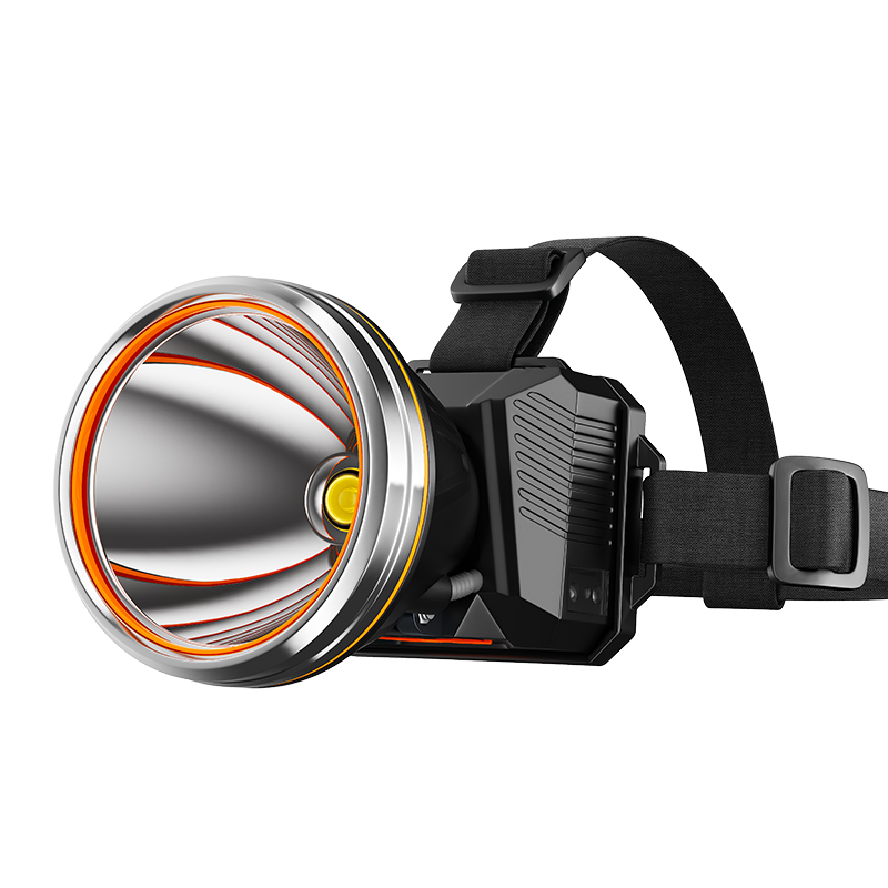 头灯强光充电超亮头戴式2025新款感应夜钓鱼工地专用赶海照明矿灯