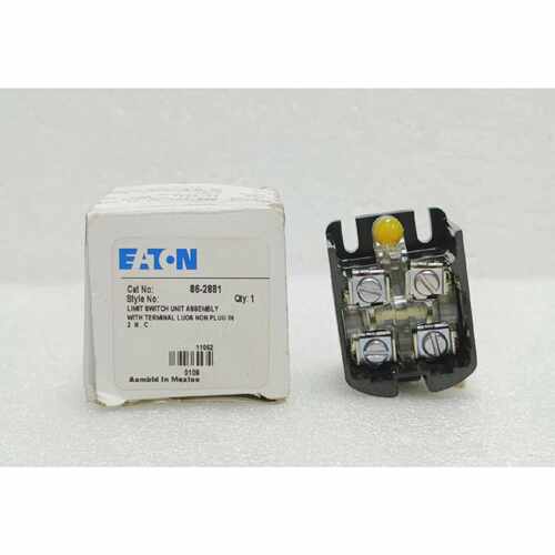 EATON 862881 CONTACT BLOCK LIMIT SWITCH ASSEMBLY 2NC NEW SUR