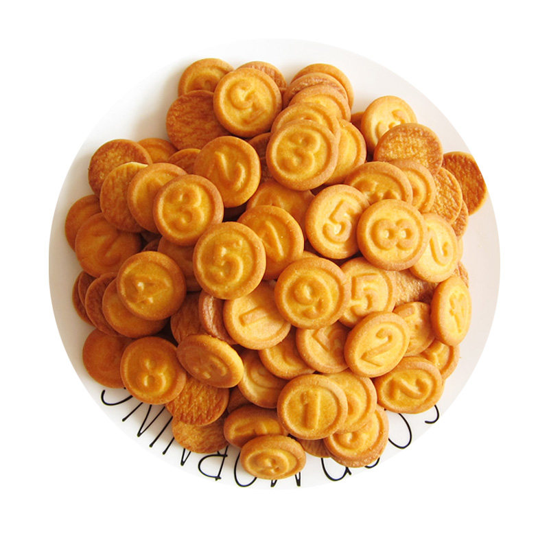 雪花酥原料福旗数字曲奇儿童小饼酥性饼干