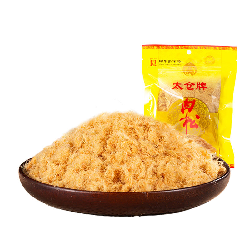 正宗太仓牌肉松搭粥拌饭
