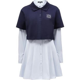 【ONLY奥莱】秋季新款时尚休闲A字套装衬衫短裙连衣裙女