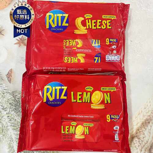 RITZ乐之芝士夹心饼243g袋装印尼进口饼干