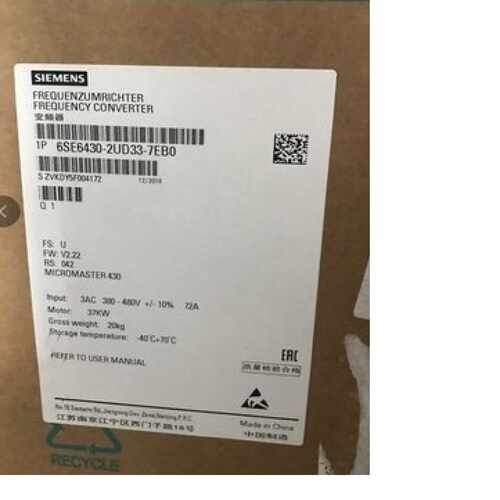 议价西门子430变频器6SE6430-2UD33-7EB0全新原装6SE64302UD337EB