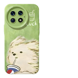 适用一加13手机壳女款1+12保护套硅胶一加15全包ace5防摔9pro外壳9rt凌乱小狗ace6新款1+10pro软壳ace竞速版