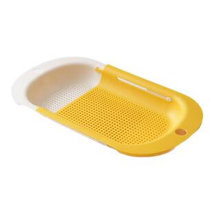 安扣沥水篮可伸缩双层洗菜蓝厨房家用洗水果沥水篮碗架水槽沥水架