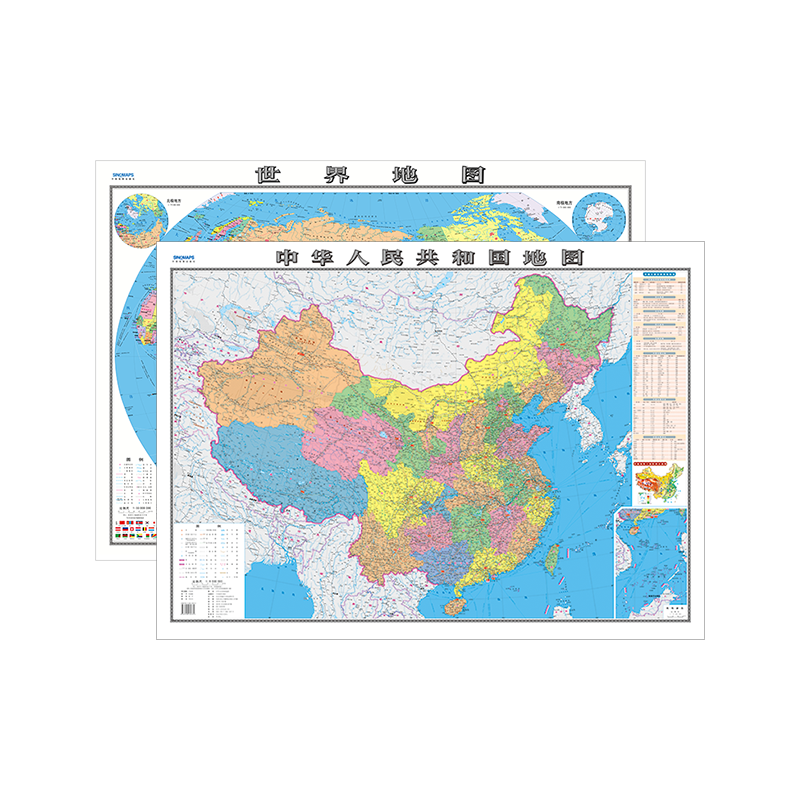 2025年全新版中国地图和世界地图