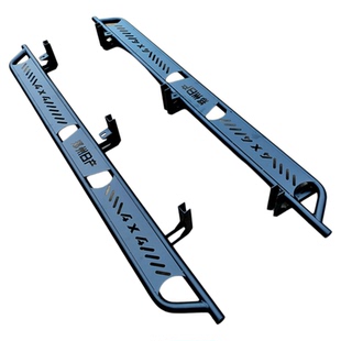 适用2023江铃大道宝典皮卡改装原厂加厚宽锰钢竞技外侧脚踏板专用