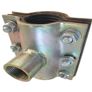 钢板丝口哈夫节变径分水三通25 哈弗接分水器补漏卡子抢修器三通