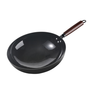 铁锅老式传统章丘炒菜锅无涂层官方旗舰家用不粘已开锅燃气灶适用