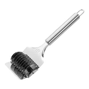 手动切面器家用不锈钢切面刀滚轮切面神器削面刀切面条神器削面器