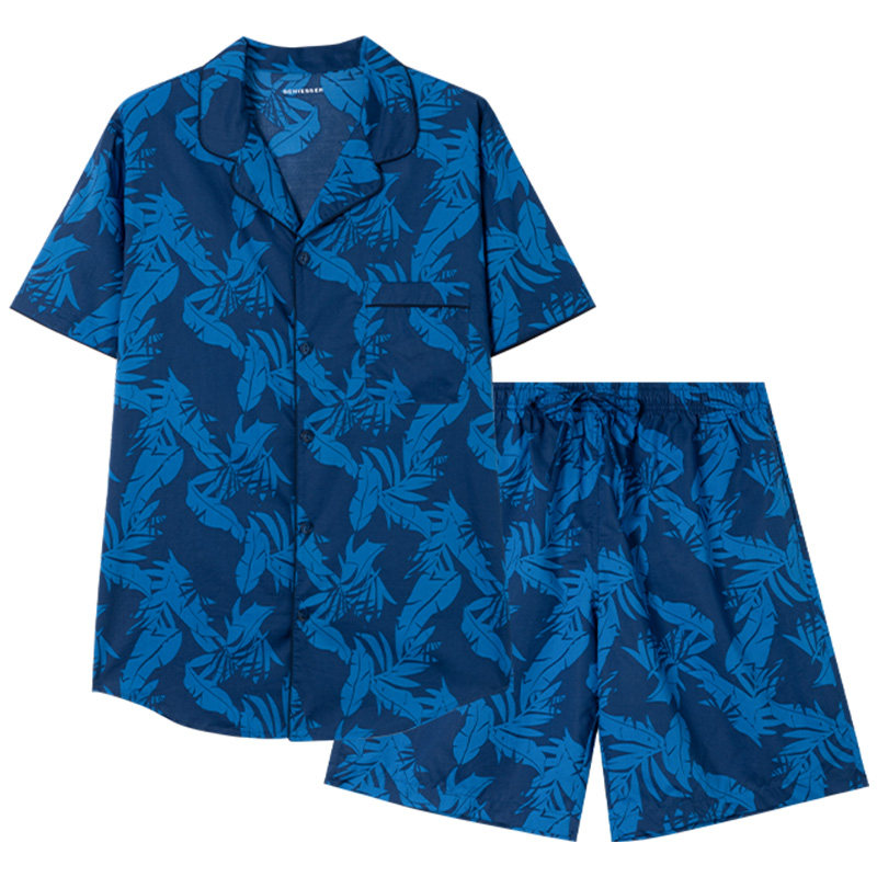 舒雅男士纯棉家居服套装