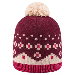 Timberland添柏岚官方女款绒球针织帽秋新款休闲加绒保暖|A63HX