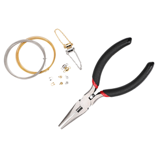 小米珠diy材料包穿珍珠项链专用线和磁吸扣头18K包金配件手工手链