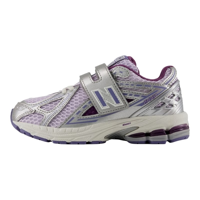 Newbalance中童银色运动鞋1906