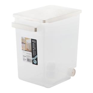 茶花米桶家用杂粮收纳盒面粉储存罐米缸收纳桶面桶米箱狗粮桶翻盖