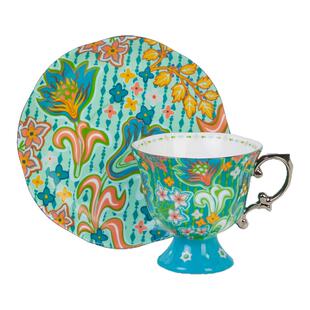 T2 Tea 澳洲代购直邮 Cup And Saucer精细骨瓷茶杯茶盘两件套套装