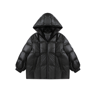 男童羽绒服冬装炸街儿童冬季加厚白鸭绒保暖外套中大童温感变色潮