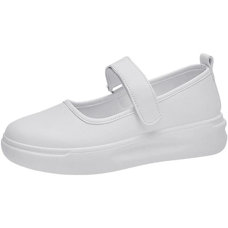 护士鞋女软底透气不累脚夏季防滑厚底单鞋医护人员专用白色工作鞋